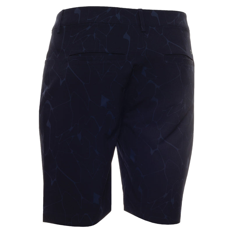 Calvin Klein Genius 4-Way Stretch Shorts Cracked Print - Navy