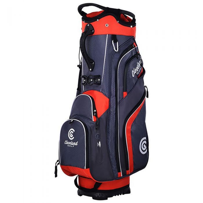 Cleveland Friday Cart Bag - Charcoal/Red/White