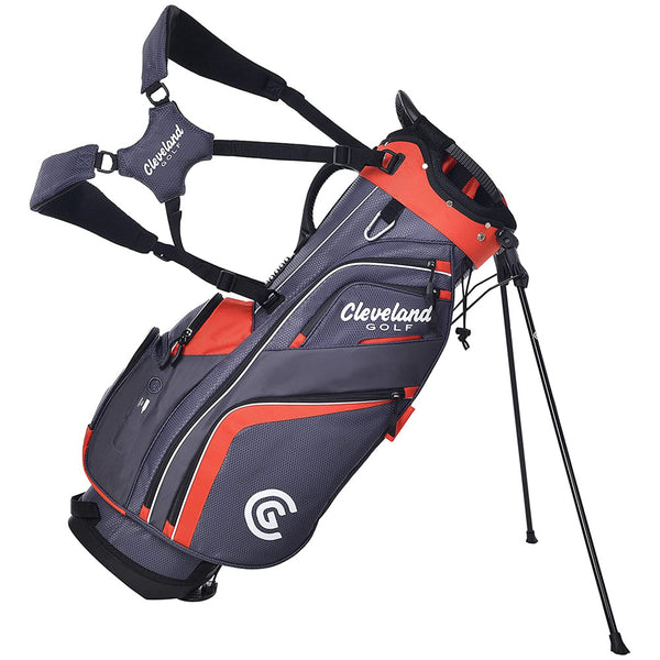 Cleveland Golf Saturday Stand Bag - Charcoal/Red