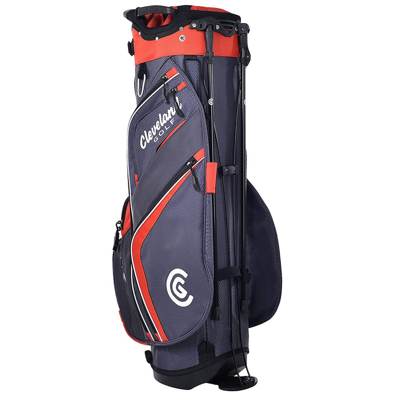 Cleveland Golf Saturday Stand Bag - Charcoal/Red