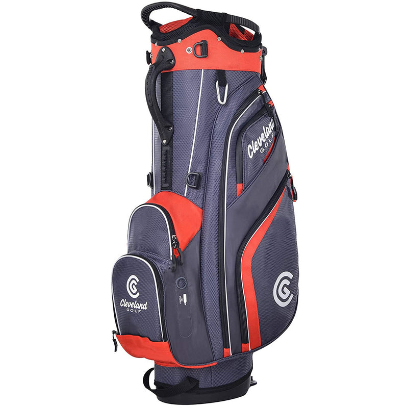 Cleveland Golf Saturday Stand Bag - Charcoal/Red