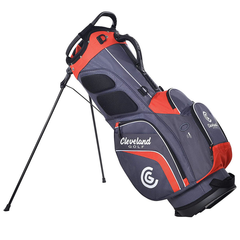 Cleveland Golf Saturday Stand Bag - Charcoal/Red