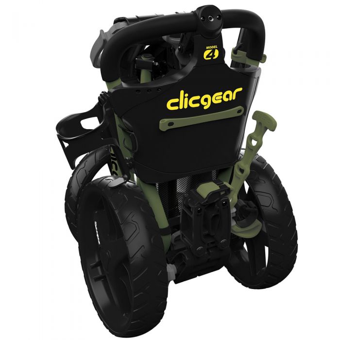 Clicgear 4.0 3-Wheel Push Trolley - Army Green