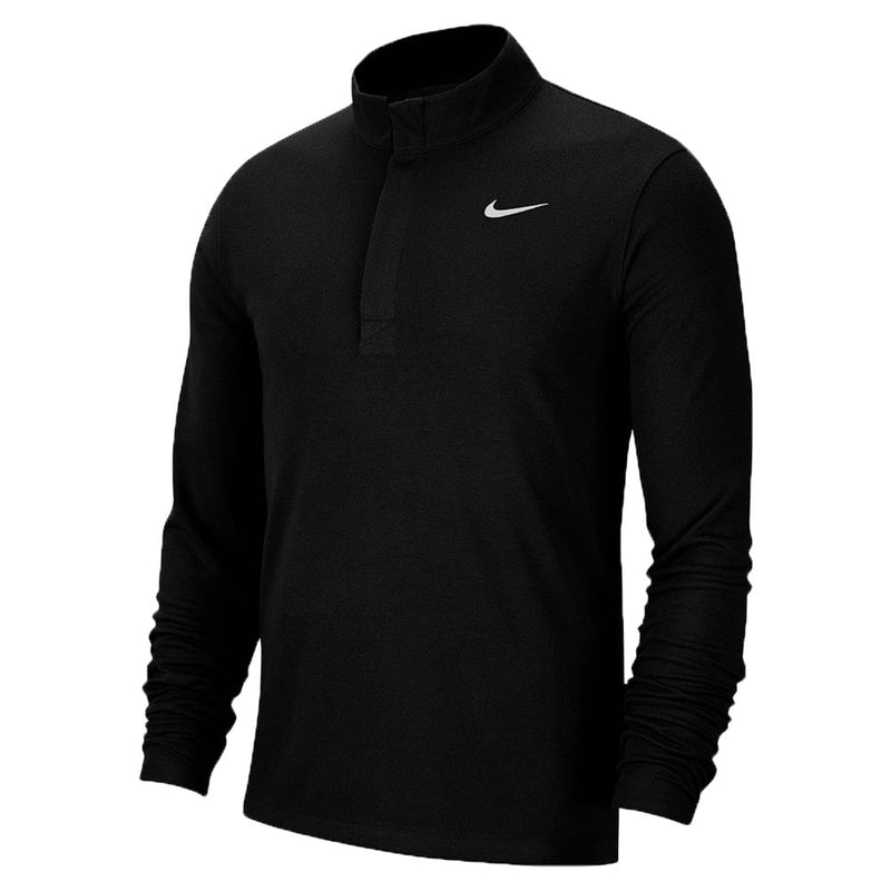 Nike Dry Victory 1/2 Zip Golf Sweater - Black/White