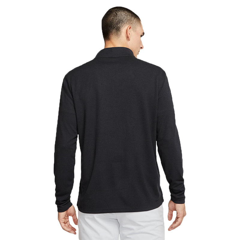 Nike Dry Victory 1/2 Zip Golf Sweater - Black/White