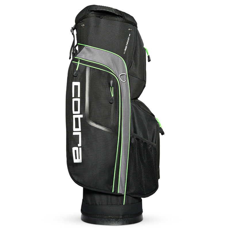 Cobra XL Cart Bag - Black/Quiet Shade/Green Gecko