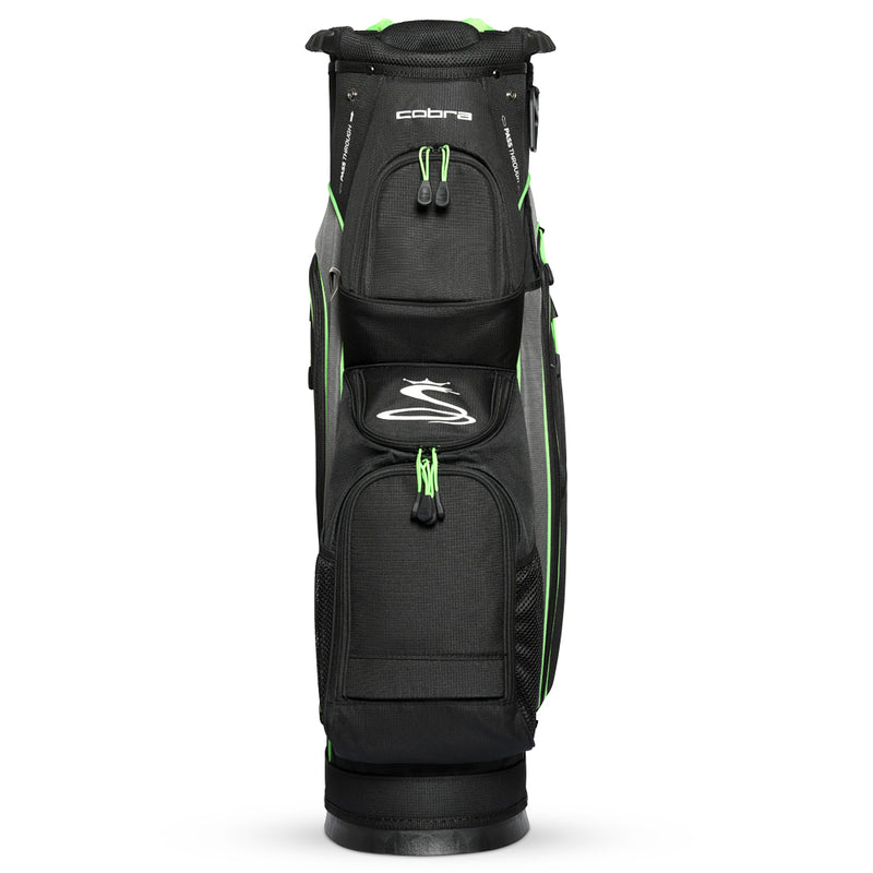 Cobra XL Cart Bag - Black/Quiet Shade/Green Gecko