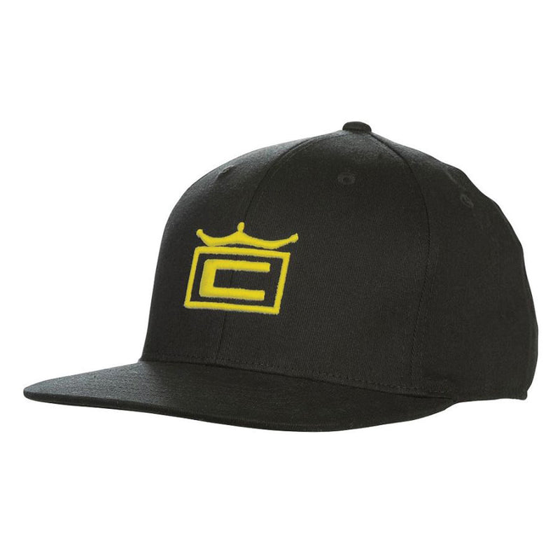 Cobra Tour Crown 110 Snapback Cap - Black/Yellow