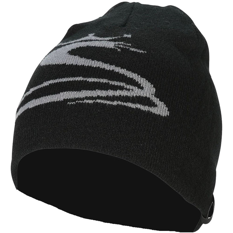 Cobra Reversible Crown Beanie - Black