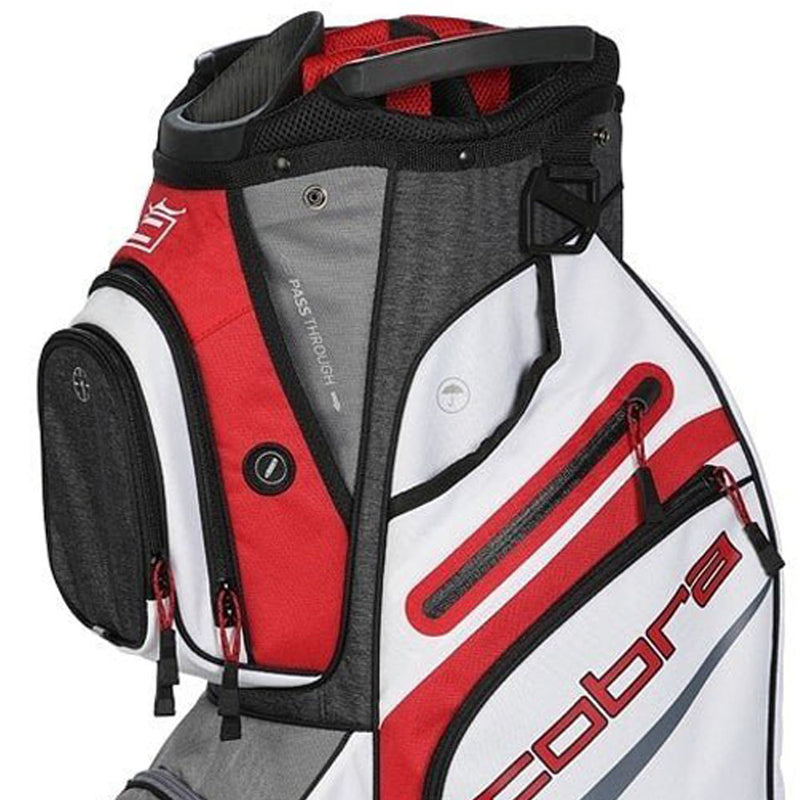 Cobra Ultralight Pro Cart Bag - Black/Red/White