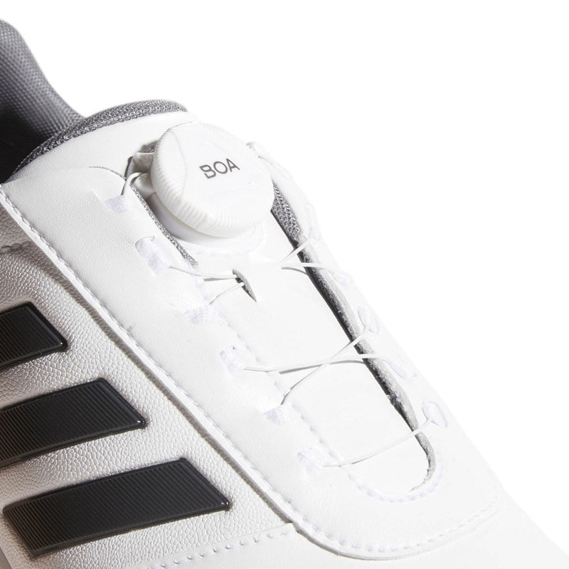 adidas CP Traxion BOA Golf Shoes - White/Grey/Silver