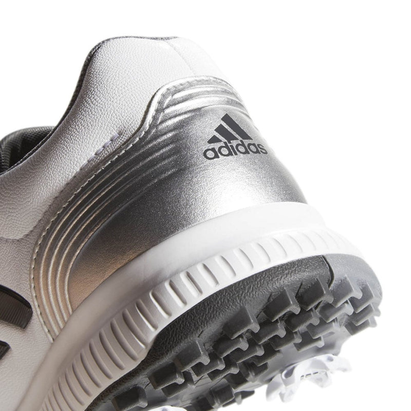 adidas CP Traxion BOA Golf Shoes - White/Grey/Silver