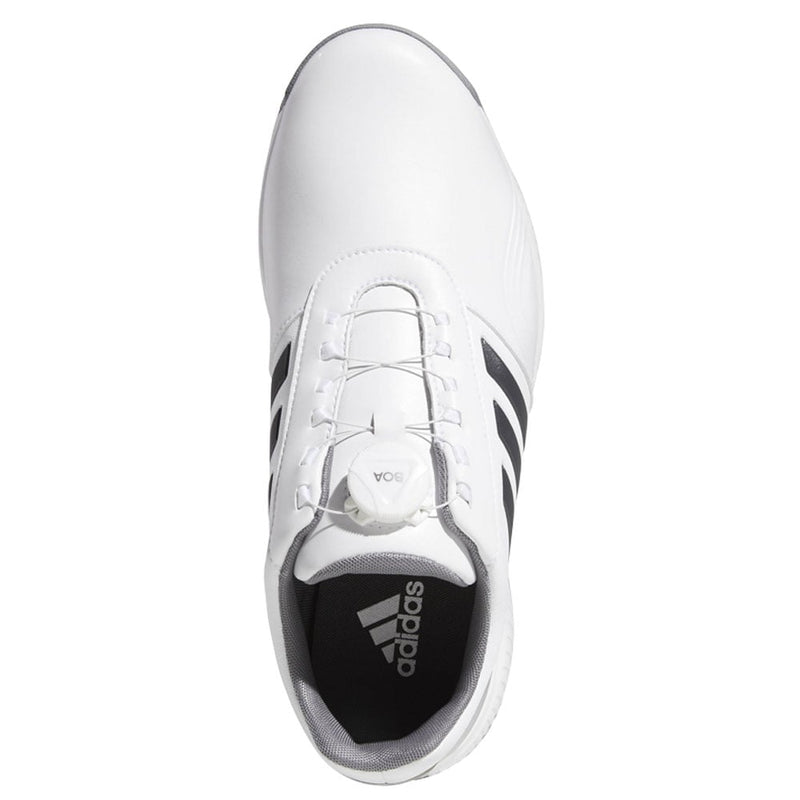 adidas CP Traxion BOA Golf Shoes - White/Grey/Silver