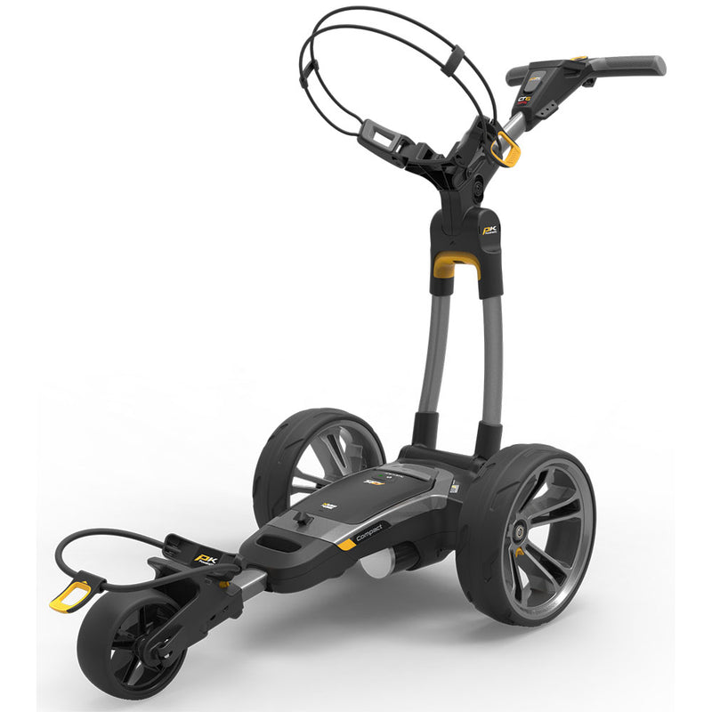 PowaKaddy CT6 GPS EBS Electric Trolley - Gunmetal