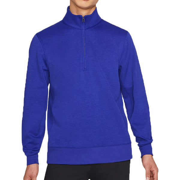 Nike Dri-FIT Mens Players Half Zip Pullover Top - Blue