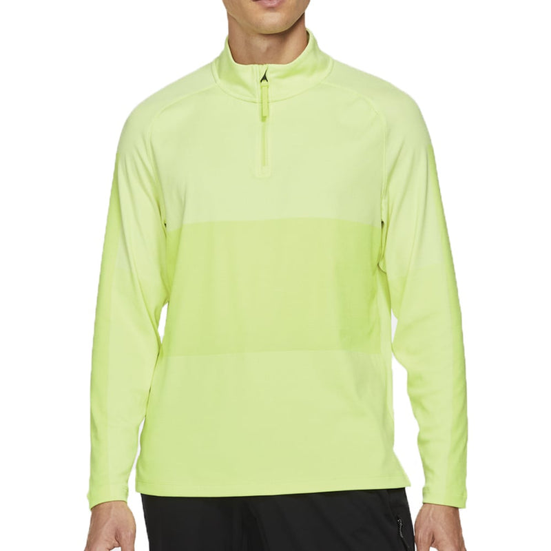 Nike Dry Vapor 1/2 Zip Golf Sweater - Lemon Twist/White/Black