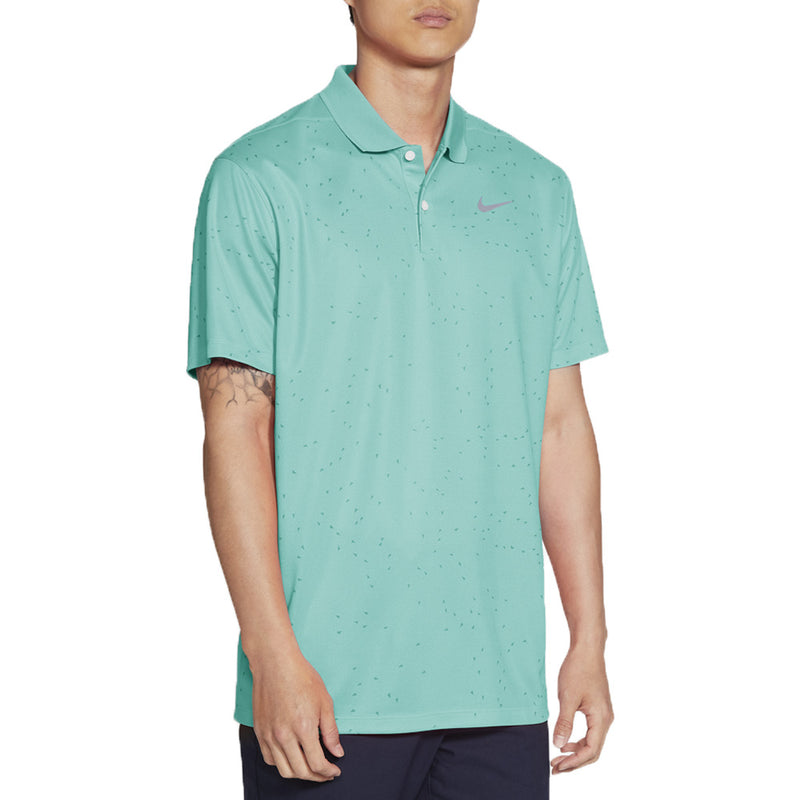 Nike Dry Victory Micro Print Polo Shirt - Tropical Twist/Obsidian