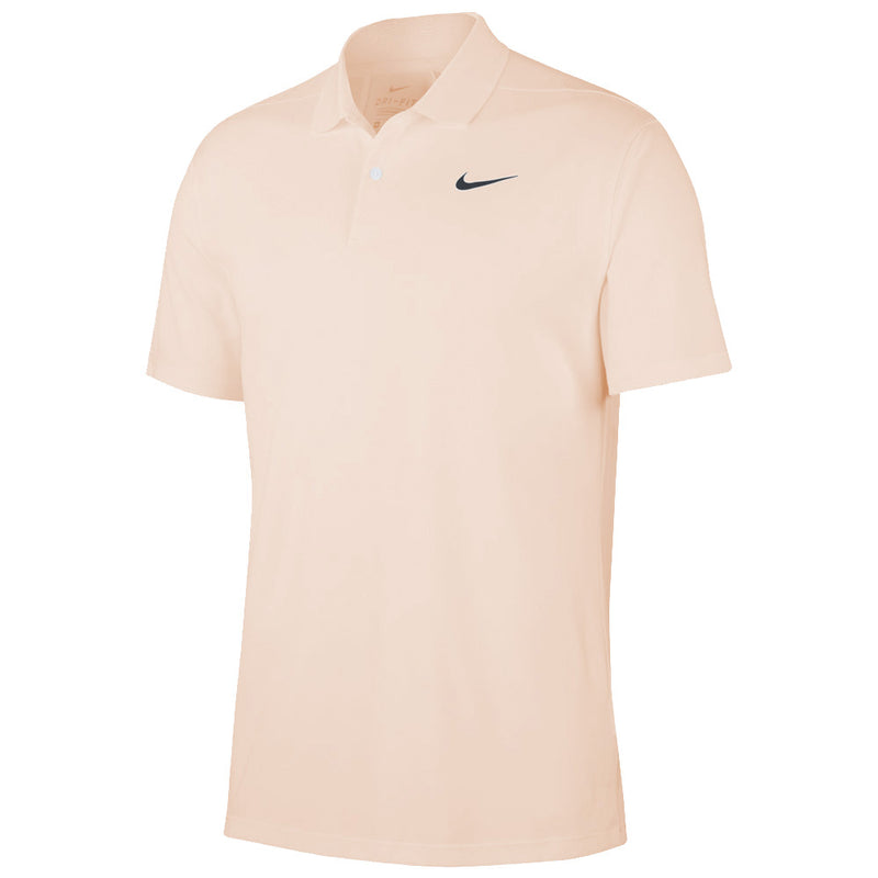 Nike Dri-Fit Victory Solid Polo Shirt - Crimson Tint/Obsidian