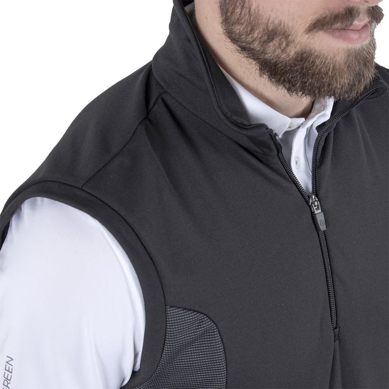 Galvin Green Dalton Insula 1/2 Zip Gilet - Black