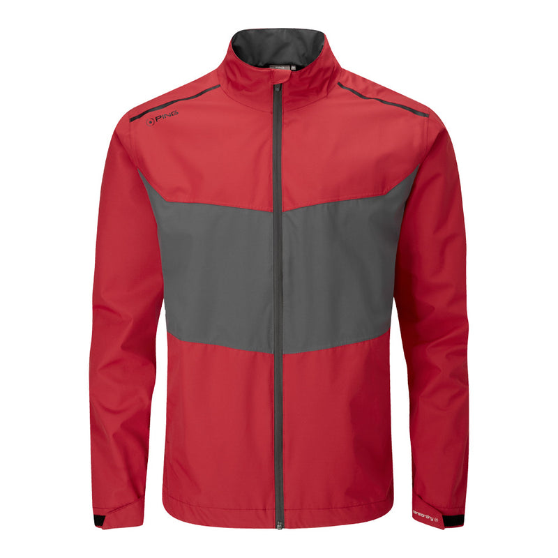 Ping Downton Waterproof Jacket - Fire Brick/Asphalt