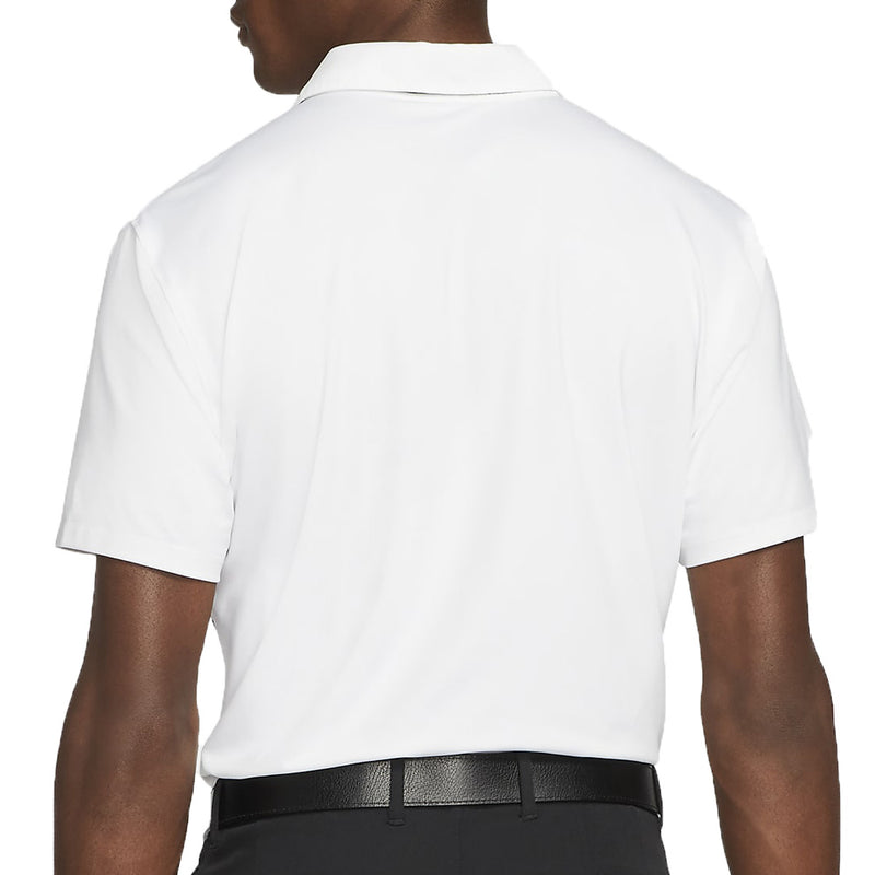 Nike Dry Vapor Stripe Graphic Polo Shirt - White/Black