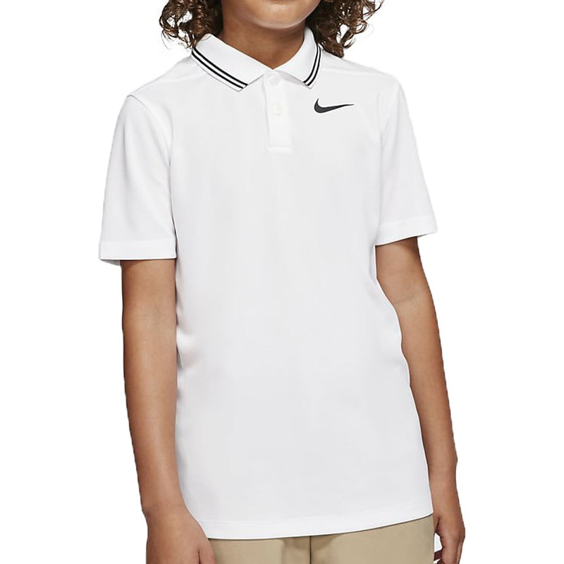 Nike Dri-FIT Victory Junior Polo - White