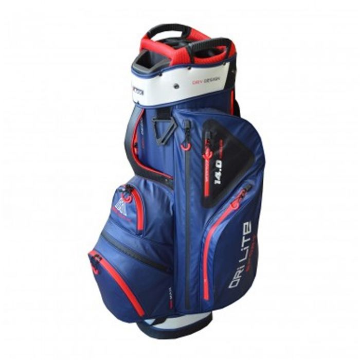 Big Max Dri Lite Sport Cart Bag - Navy/Silver/Red