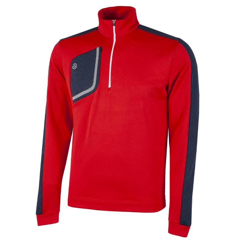 Galvin Green Dwight Insula Pullover - Red/Navy/White