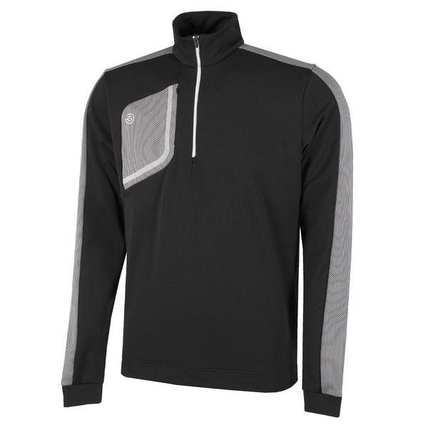 Galvin Green Dwight Insula Pullover - Black/Sharkskin