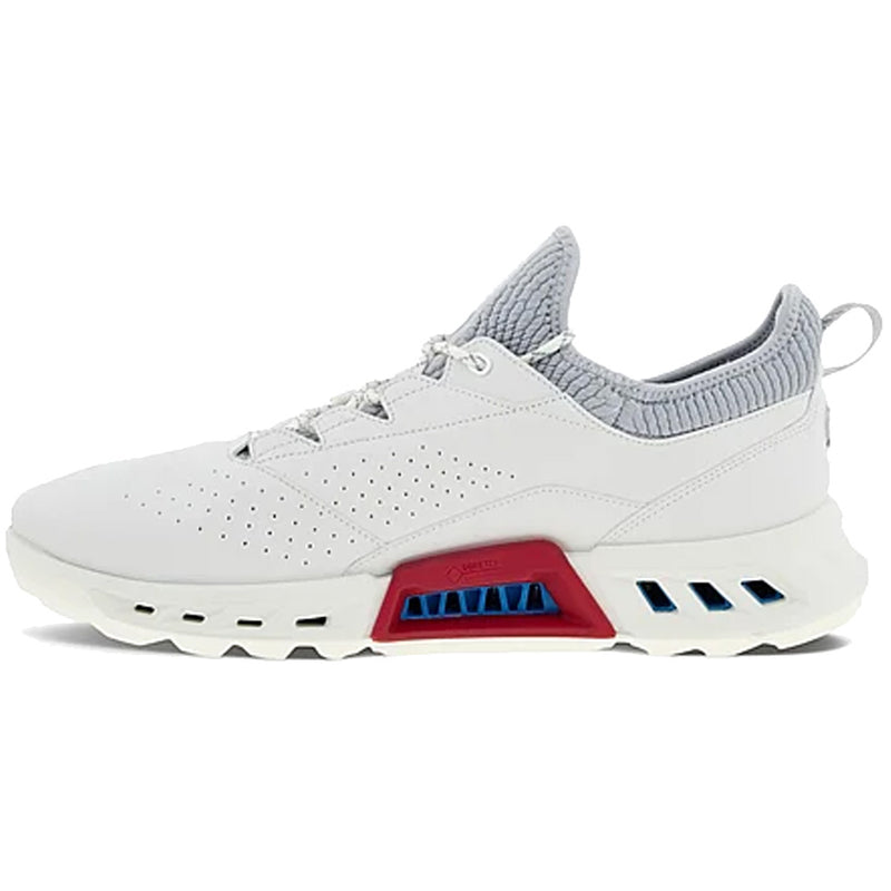 ECCO Biom C4 Waterproof Spikeless Shoes - White/Concrete