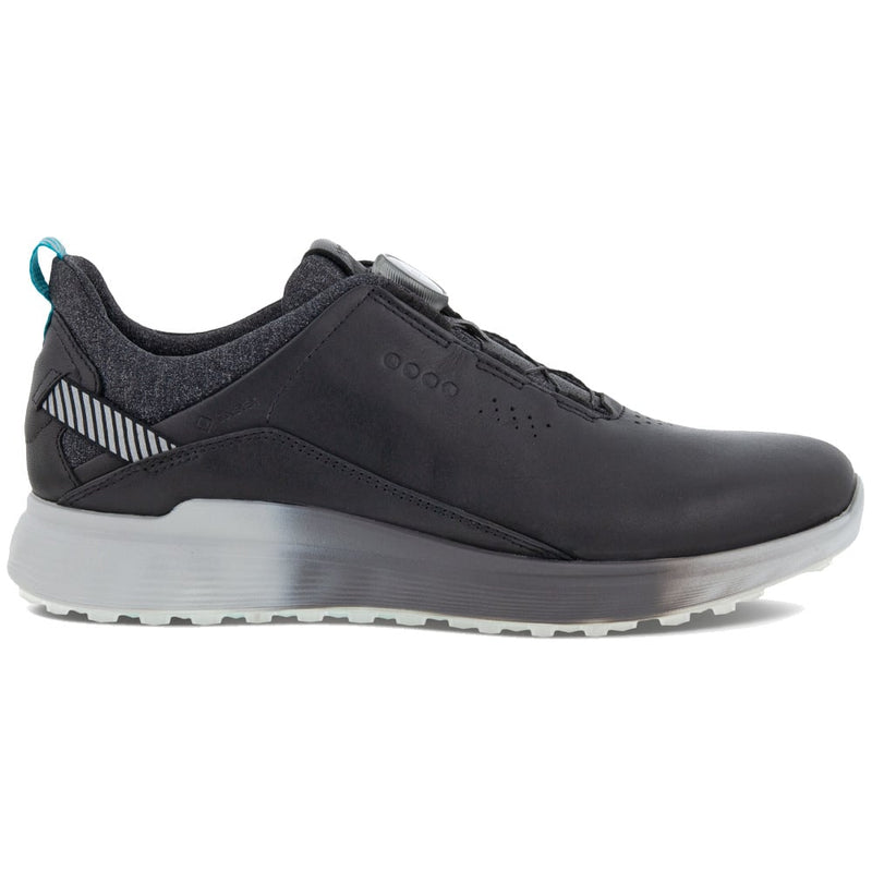 ECCO S-Three BOA Waterproof Spikeless Shoes - Black