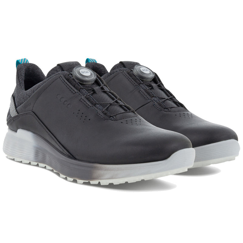 ECCO S-Three BOA Waterproof Spikeless Shoes - Black