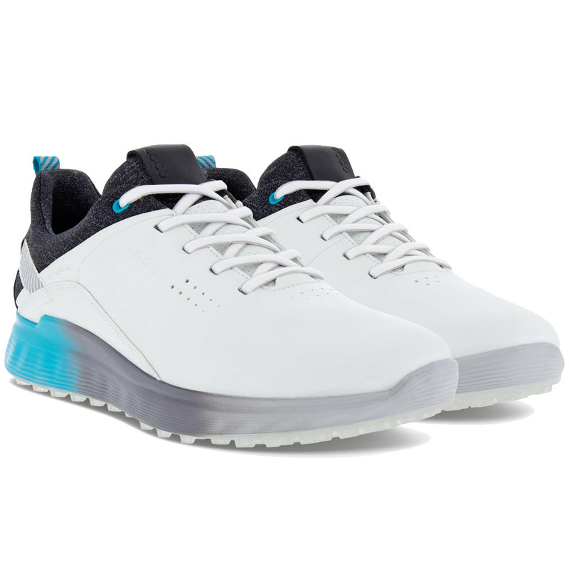 ECCO S-Three Spikeless Waterproof Shoes - White Caribbean