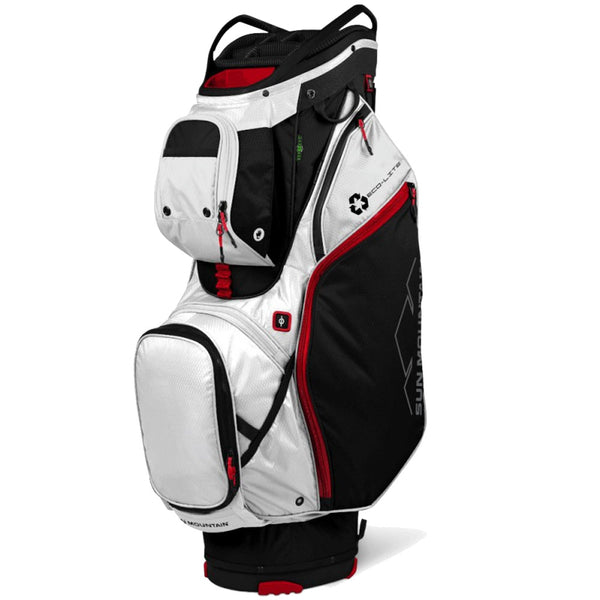 Sun Mountain Eco-Lite Cart Bag - Black/White/Red