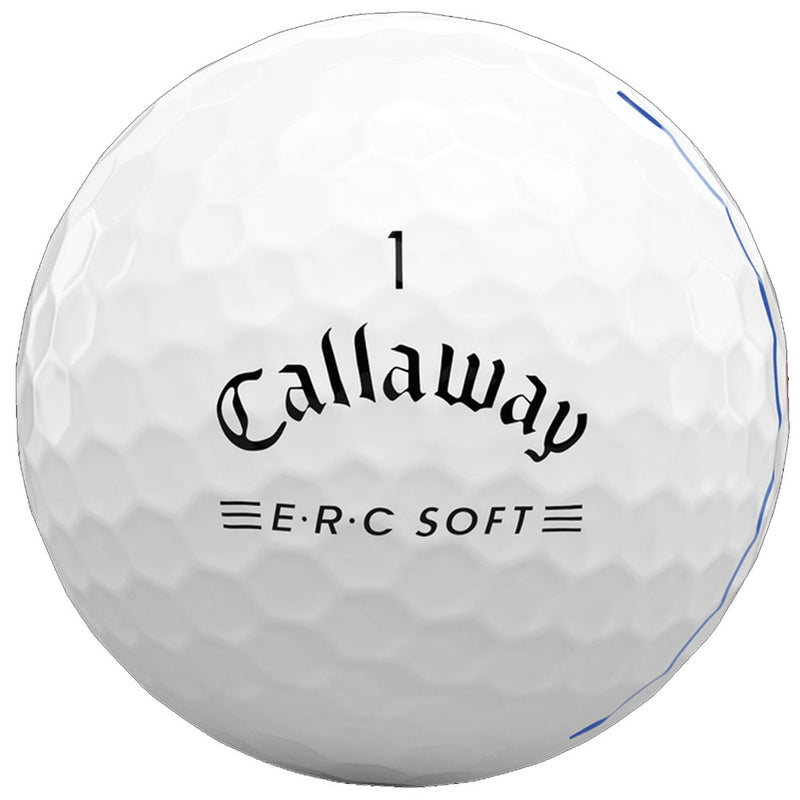 Callaway ERC Soft Triple Track Golf Balls - White - 12 Pack