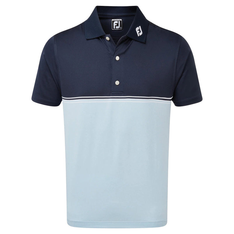 FootJoy Colour Block Lisle - Navy/Heather Sky