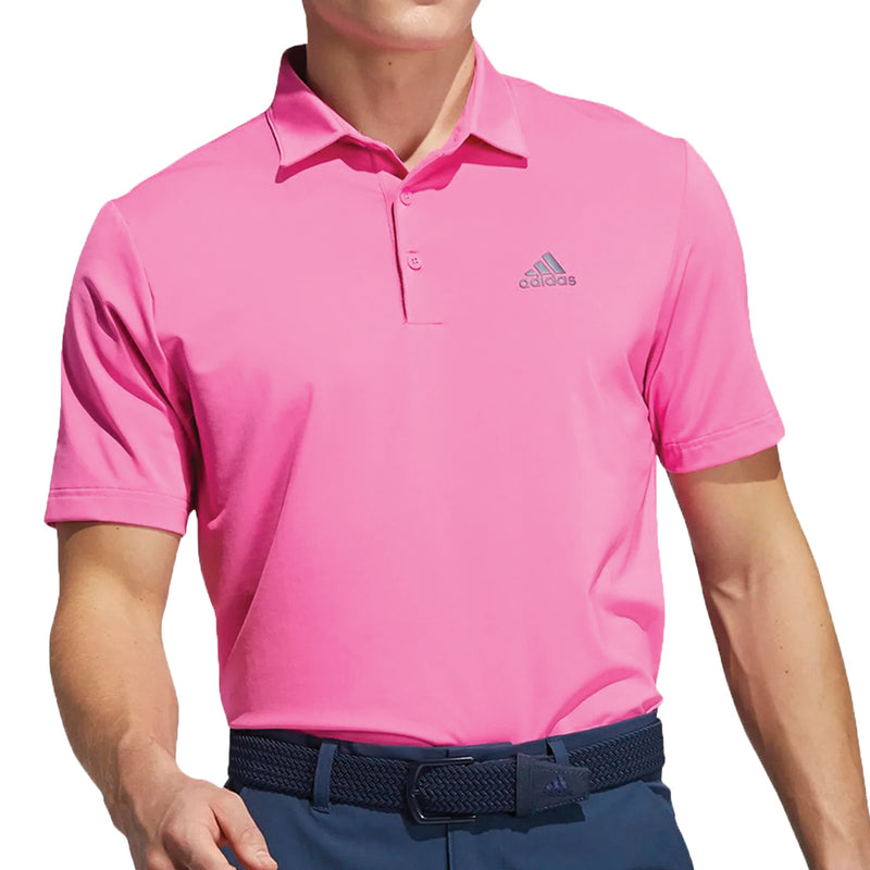 adidas Ultimate 365 Solid 3.0 Polo Shirt - Screaming Pink