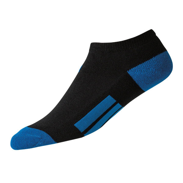 FootJoy ProDry Lowcut Junior Socks - Black/Blue