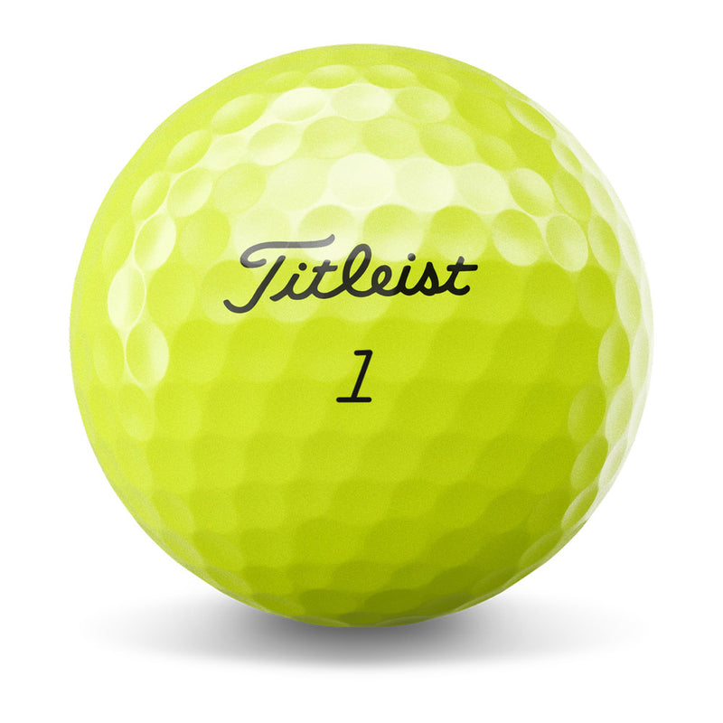 Titleist Tour Speed Golf Balls - Yellow - 12 Pack