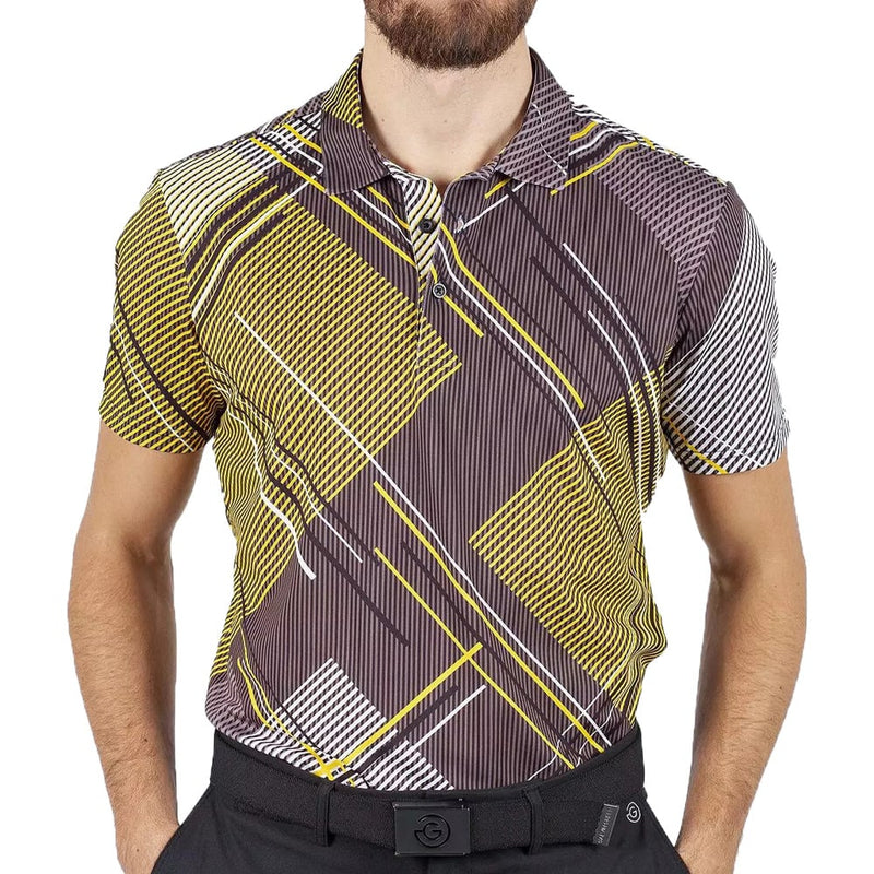 Galvin Green Mitchell Shirt - Black/Yellow