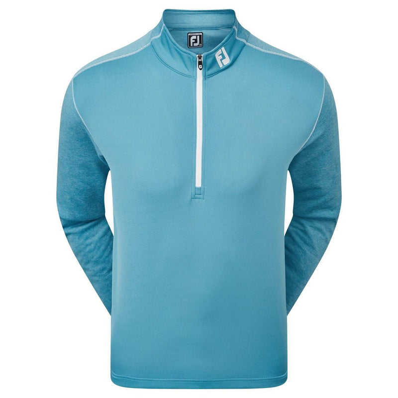 FootJoy Tonal Heather Chill-Out Sweater - Storm Blue