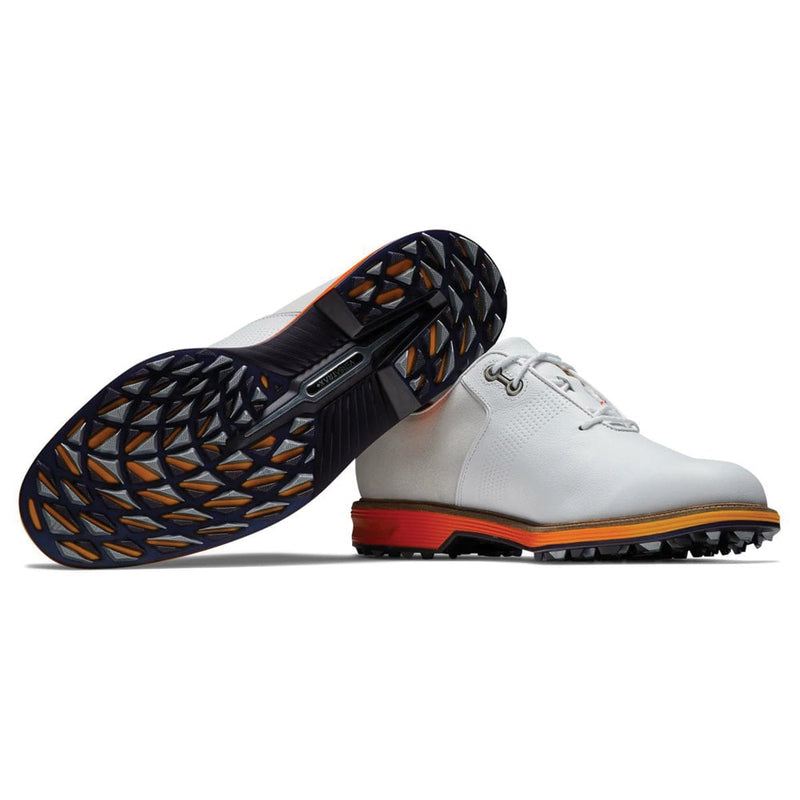 FootJoy Premiere Series Sunset Flint Spikeless Shoes - White/White/Orange