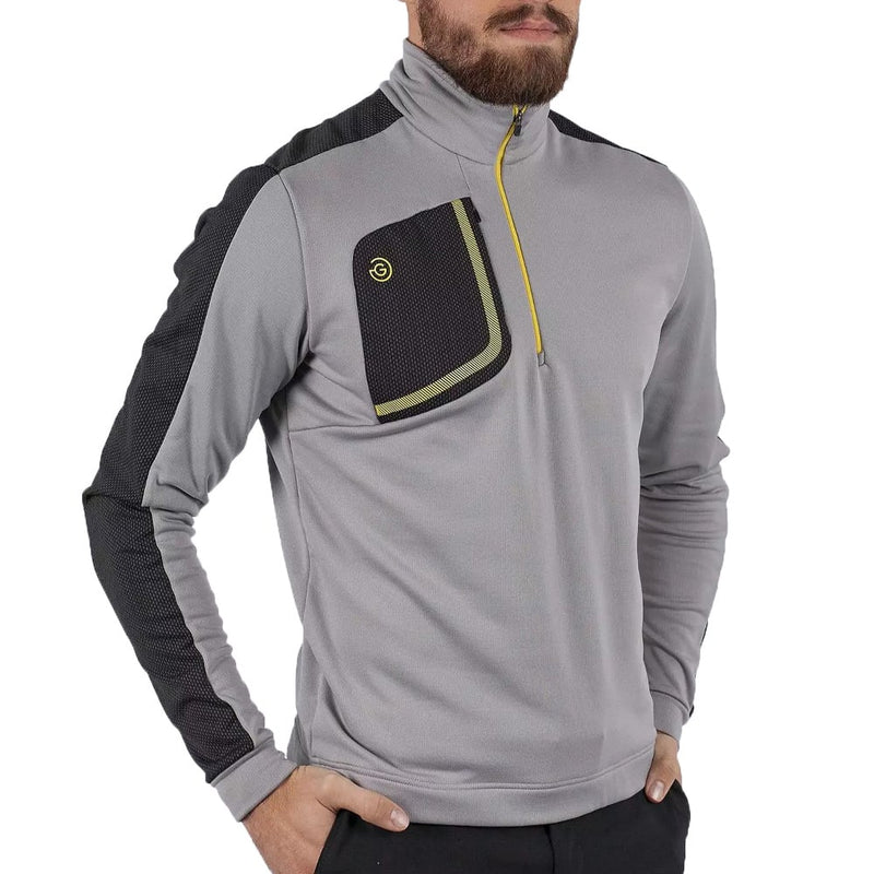 Galvin Green Dwight Insula Pullover - Sharkskin/Black/Yellow