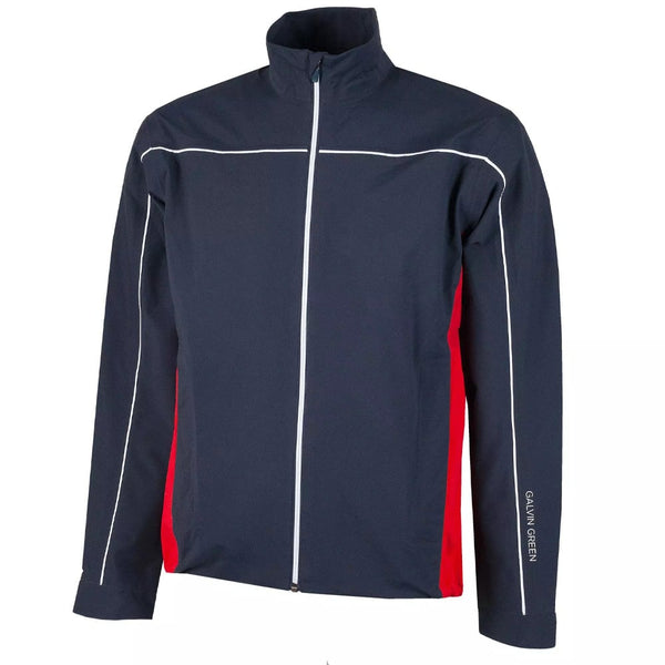 Galvin Green Ace Waterproof Jacket - Navy/Red/White