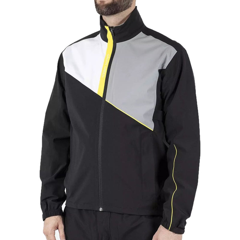 Galvin Green Apollo Waterproof Jacket - Black/White/Yellow