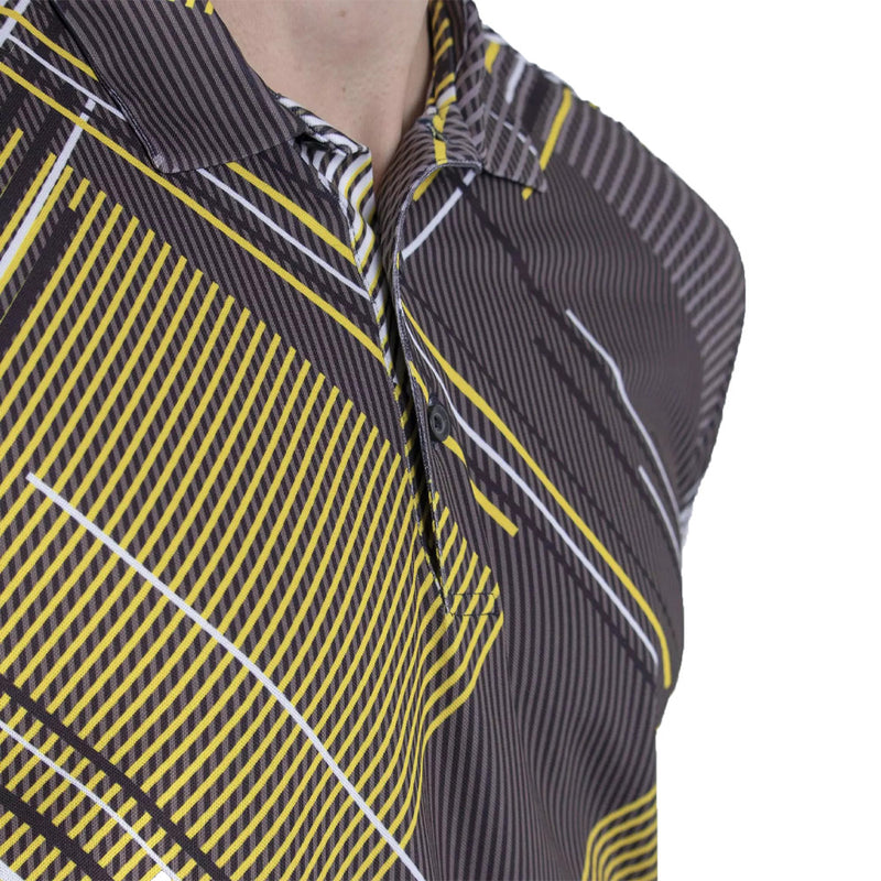 Galvin Green Mitchell Shirt - Black/Yellow