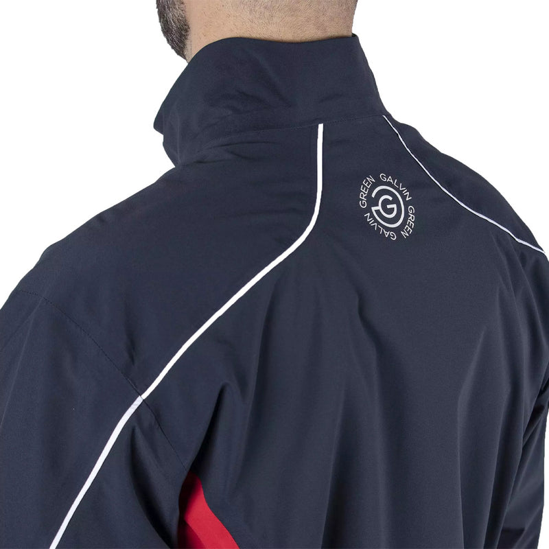 Galvin Green Ace Waterproof Jacket - Navy/Red/White