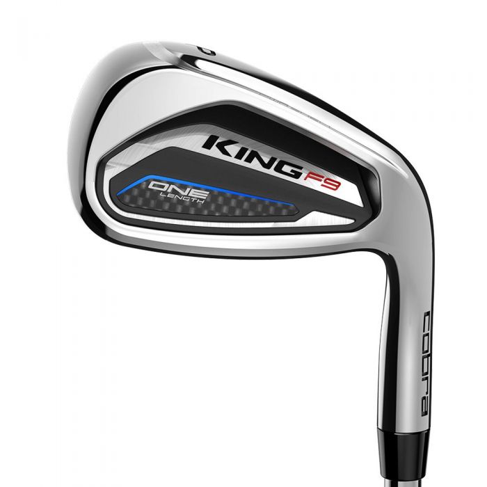 Cobra KING F9 Speedback One Length Golf Irons - Steel 5-GW + SW (8 Irons)