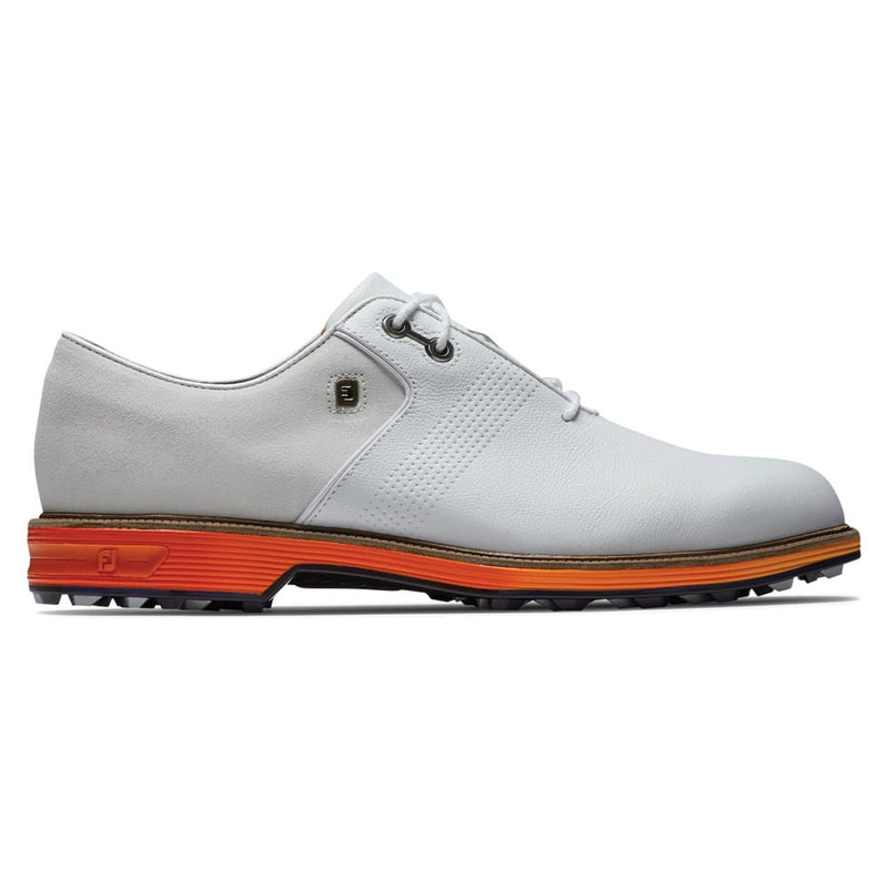 FootJoy Premiere Series Sunset Flint Spikeless Shoes - White/White/Orange