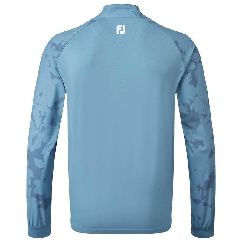 FootJoy Camo Floral Half Zip Midlayer - Storm Blue